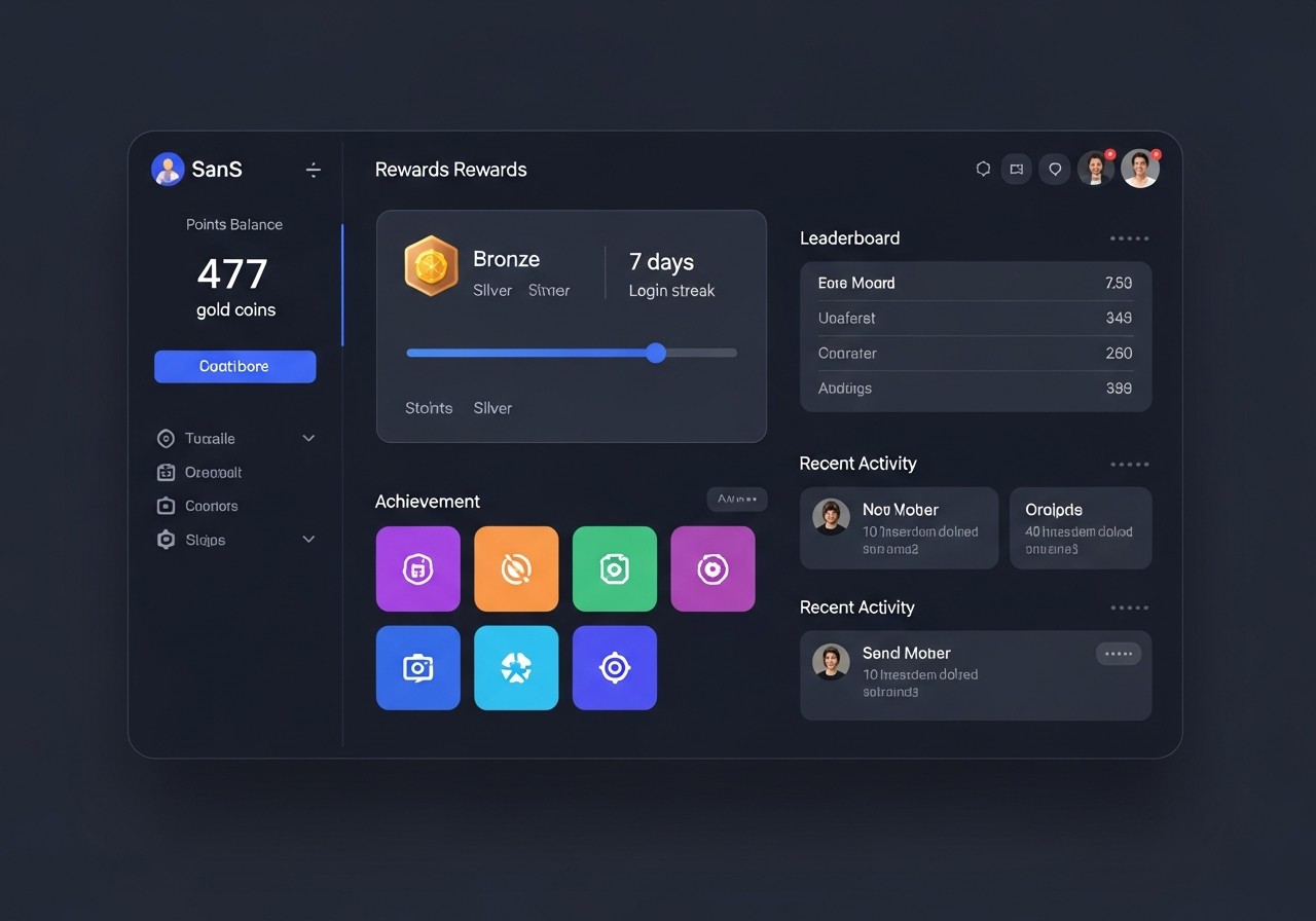 Gamification & Rewards - WorkSmiths Feature Screenshot